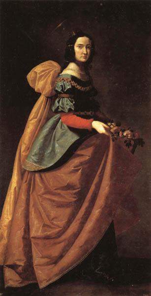 Francisco de Zurbaran St.Elizabeth of Portugal Sweden oil painting art